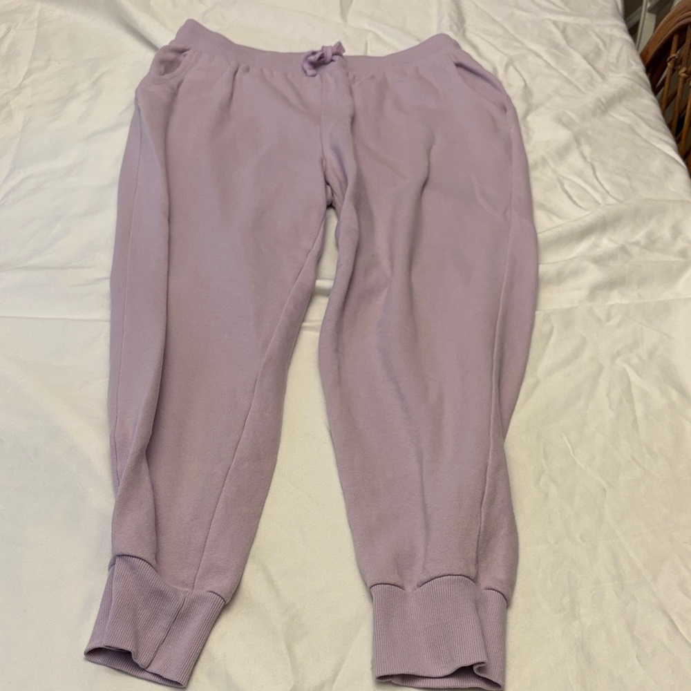 Colsie Lavender Fleece Joggers Women’s M